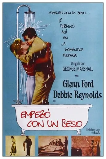 Póster de Empezó con un beso