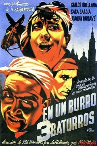 Póster de En un burro tres baturros