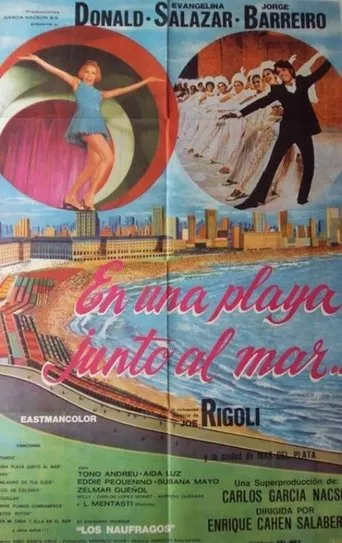 Póster de En una playa junto al mar