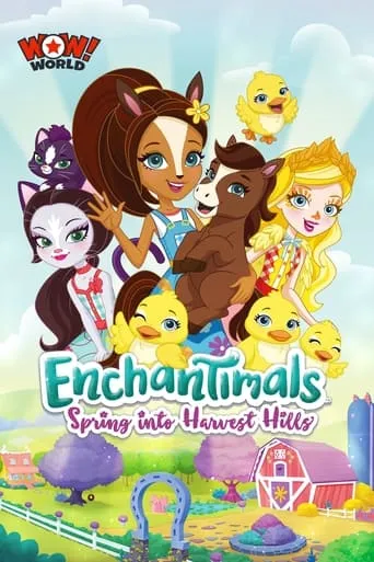 Póster de Enchantimals: La primavera en la Granja en las Colinas (2020) con Rachel Butera como Bree Bunny / Twist / Sage Skunk (voice)