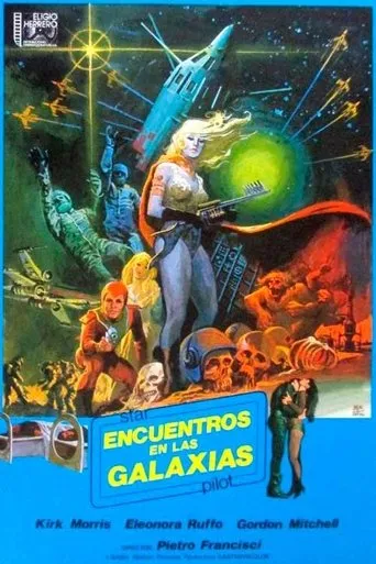 Póster de Encuentros en las galaxias (1966) con Gordon Mitchell como Murdu