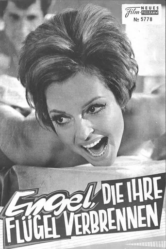 Póster de Engel, die ihre Flügel verbrennen