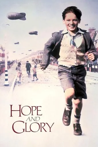 Póster de Esperanza y gloria (1987) con Ian Bannen como Grandfather George