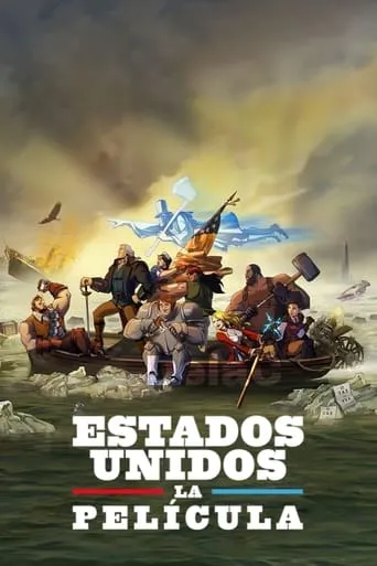 Póster de Estados Unidos: El peliculón (2021) con J. LaRose como Native American Rights Man In Crowd (voice)