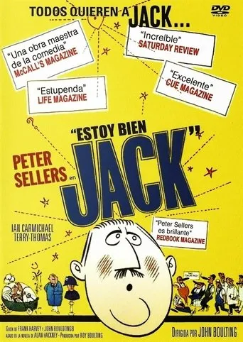 Póster de Estoy bien, Jack (1959) con Sheila Sim como Visitor (uncredited)