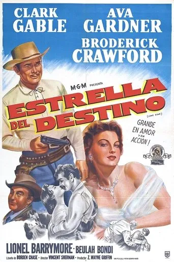 Póster de Estrella Del Destino (1952) con Broderick Crawford como Thomas Craden