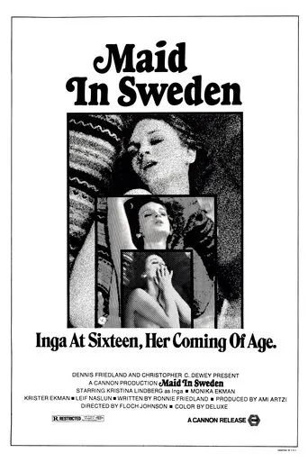 Póster de Experiencia sexual en Suecia (1971) con Christina Lindberg como Inga