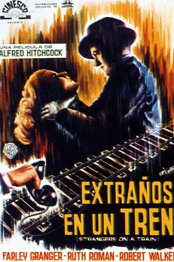 Póster de Extraños en un tren