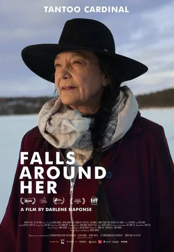 Póster de Falls Around Her
