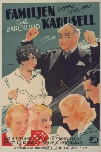 Póster de Familjen som var en karusell