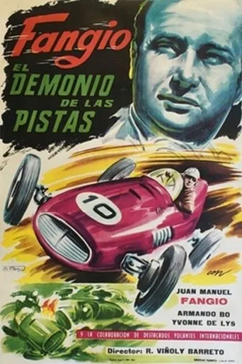 Póster de Fangio, el demonio de las pistas