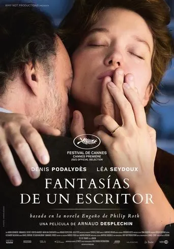 Póster de Fantasías de un escritor (2021) con Rebecca Marder como The Student