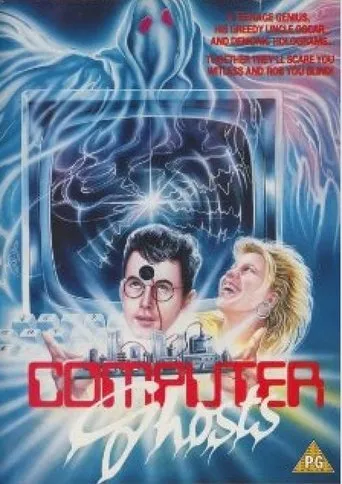 Póster de Fantasmas en el ordenador (1988) con Peter Whitford como Uncle Oscar
