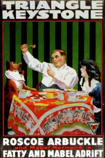 Póster de Fatty y Mabel a la deriva (1916) con Jimmy Bryant como 1st Robber