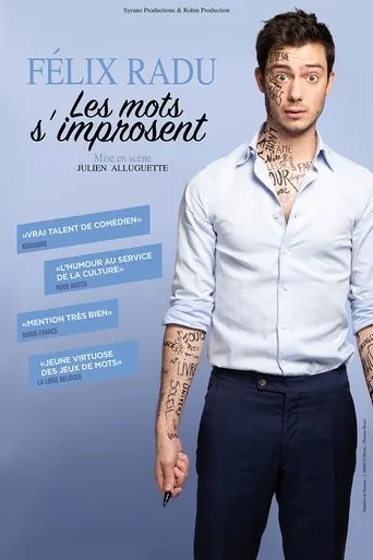 Póster de Félix Radu : Les mots s'improsent