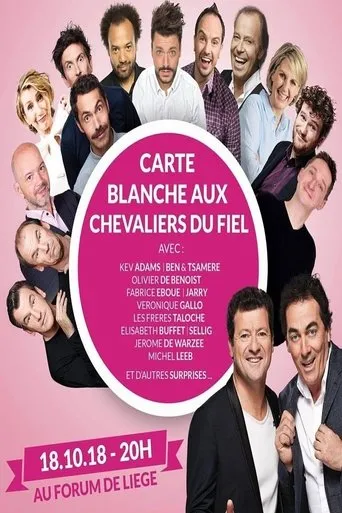 Póster de Festival International du Rire de Liège 2018 - Carte Blanche Aux Chevaliers Du Fiel