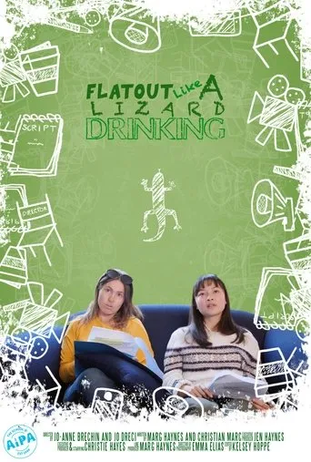 Póster de Flat Out Like a Lizard Drinking