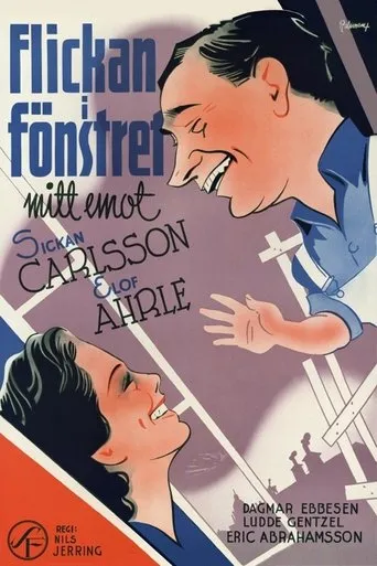 Póster de Flickan i fönstret mitt emot