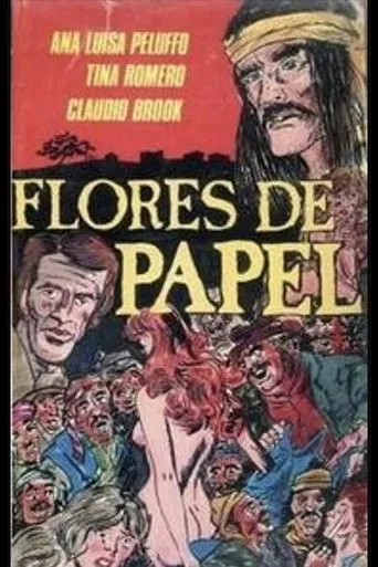Póster de Flores de Papel