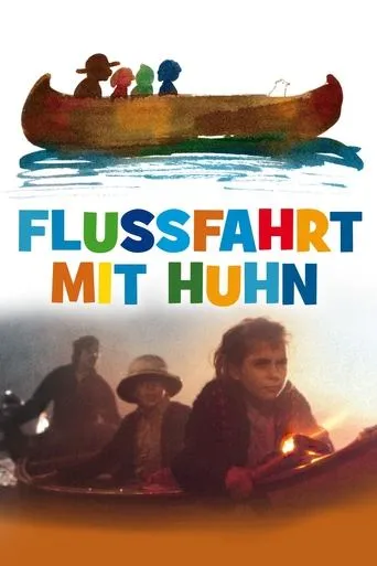 Póster de Flussfahrt mit Huhn