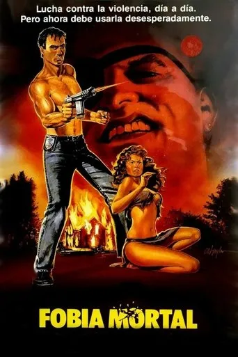 Póster de Fobia mortal (1987) con Nadia Capone como Jennifer King