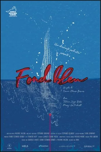 Póster de Fond bleu