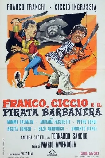Póster de Franco, Ciccio e il pirata Barbanera