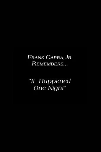 Póster de Frank Capra Jr. Remembers: 'It Happened One Night'
