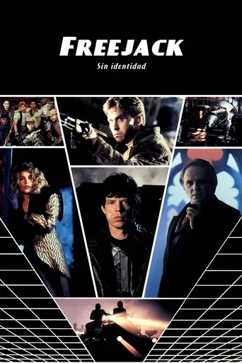 Póster de Freejack (Sin identidad) (1992) con Anthony Hopkins como Ian McCandless