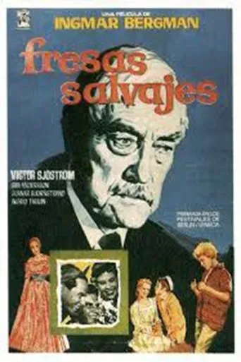 Póster de Fresas Salvajes (1957) con Gunnel Broström como Berit Alman