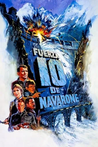 Póster de Fuerza 10 de Navarone (1978) con Paul Jerricho como Lieutenant