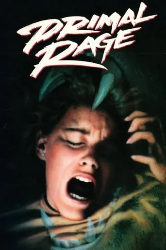 Póster de Furia primitiva (1988) con Sarah Buxton como Debbie