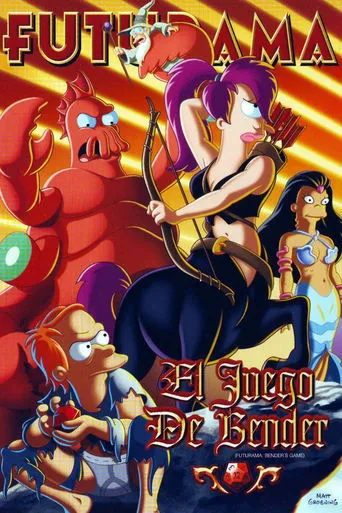 Póster de Futurama: El juego de Bender (2008) con Katey Sagal como Turanga Leela (voice)