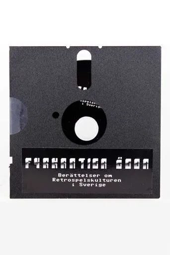 Póster de Fyrkantiga ögon: Berättelser om retrospelskulturen i Sverige