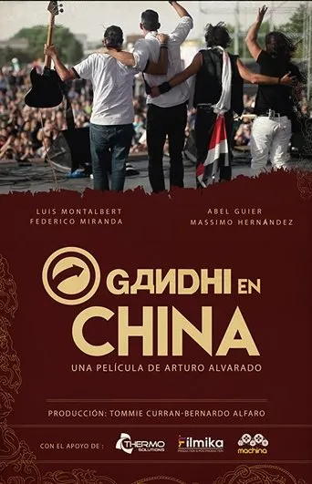 Póster de Gandhi en China