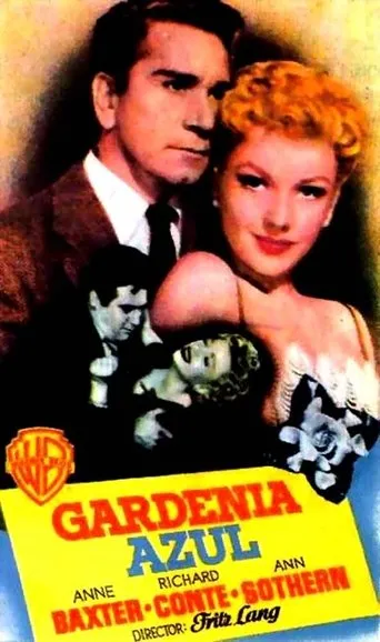Póster de Gardenia azul (1953) con Victoria Horne como Disturbed Woman w/Big Feet (uncredited)