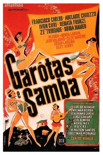 Póster de Garotas e Samba