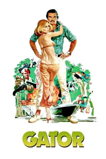 Póster de Gator el confidente (1976) con Mike Douglas como The Governor
