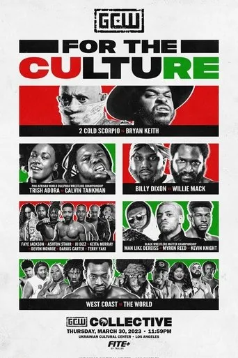 Póster de GCW For the Culture 2023