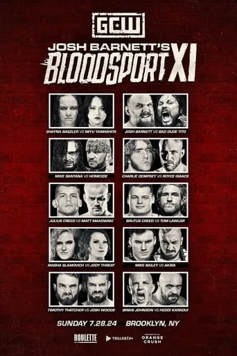 Póster de GCW Josh Barnett's Bloodsport XI