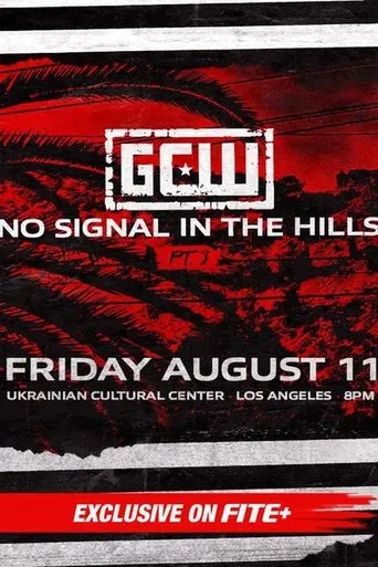 Póster de GCW: No Signal In The Hills 3