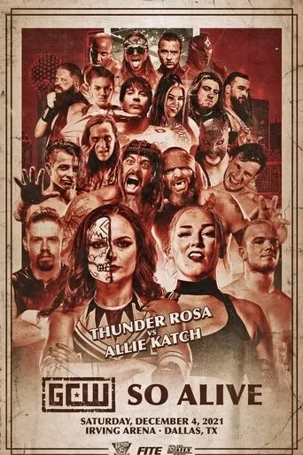 Póster de GCW So Alive