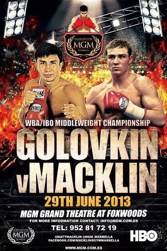 Póster de Gennady Golovkin vs. Matthew Macklin