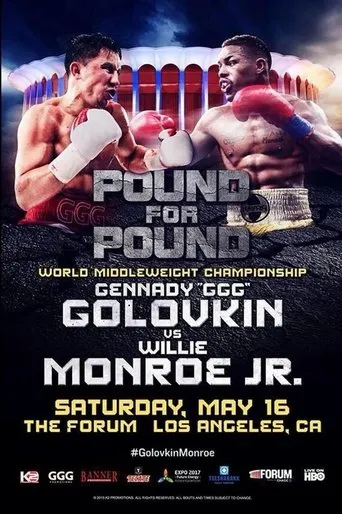 Póster de Gennady Golovkin vs. Willie Monroe Jr