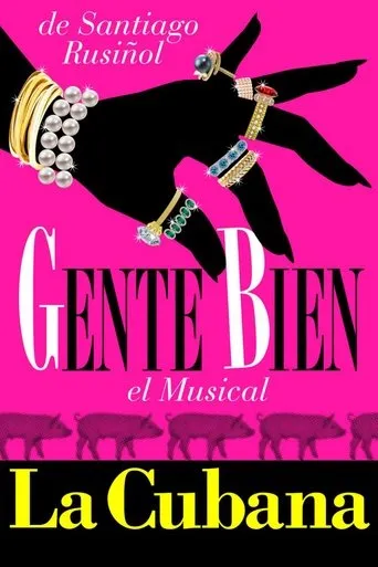 Póster de Gente bien, el musical