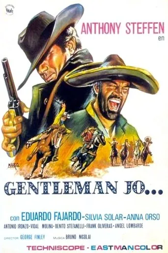 Póster de Gentleman Jo (1967) con Silvia Solar como Vicky - chica del saloon
