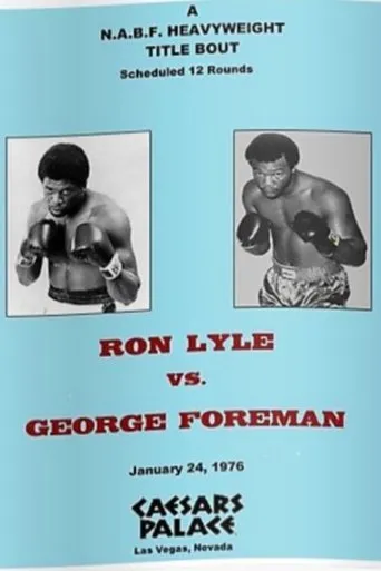 Póster de George Foreman vs. Ron Lyle