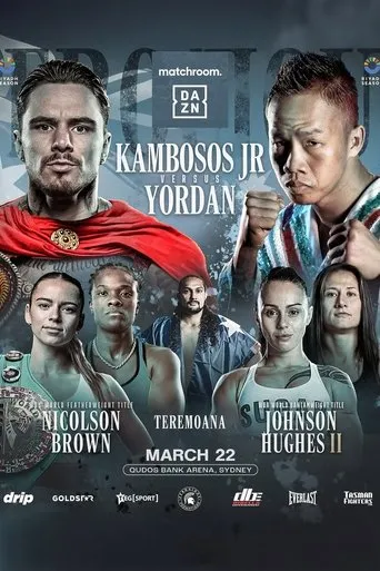 Póster de George Kambosos Jr vs. Daud Yordan