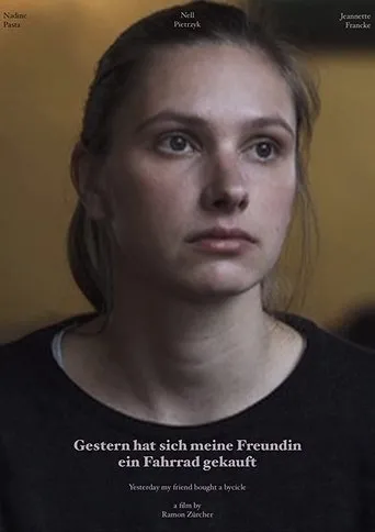 Póster de Gestern hat sich meine Freundin ein Fahrrad gekauft