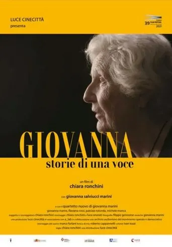 Póster de Giovanna, storie di una voce